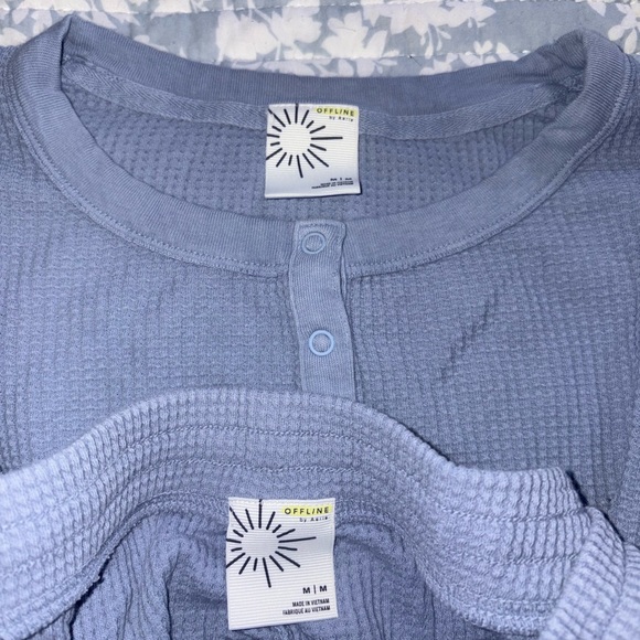 Aerie Waffle Knit Matching Set - Picture 2 of 2